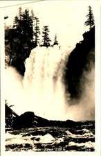 RPPC Snoqualmie Falls North Bend Washington WA Postcard UNP Unused picture
