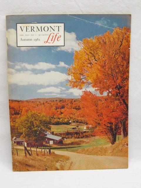 Vermont Life Magazine Autumn 1961 History Book Recurve Bow Antiques Monkton Vtg