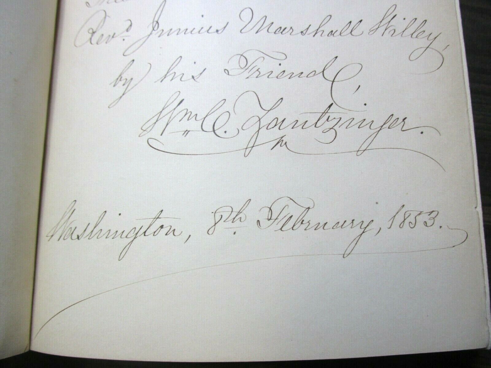 DANIEL WEBSTER MEMORIAL 1853 HARD COVER BOOK ANTIQUE HISTORICAL HC POLITICAL USA