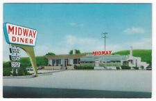 Bethel, Pennsylvania,, Vintage Postcard View of Midway Diner, 1962 picture