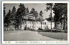 Fort Jackson, South Carolina - Post Headquarters Building - Vintage Postcard picture