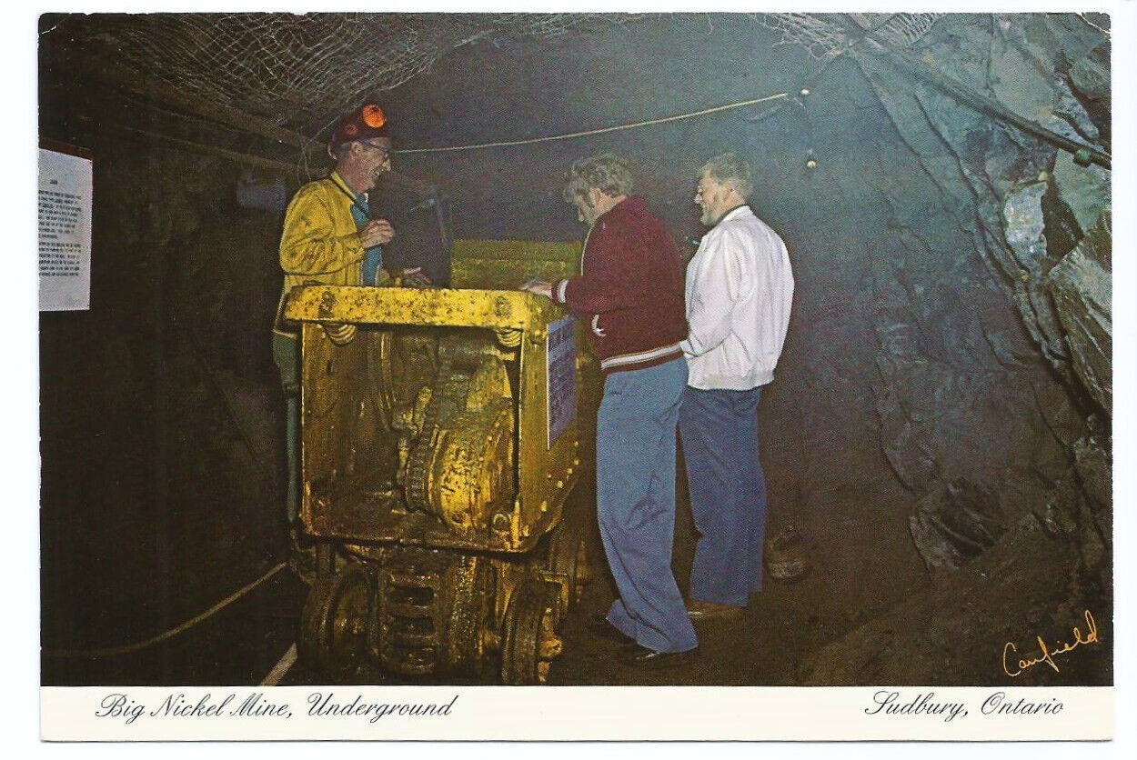 Sudbury Ontario Canada Postcard Nickel Mine
