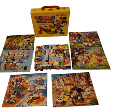 🔥 1950s Disney Mickey Mouse Picture Cubes West Germany MICKY MAUS RARE 20 CT picture