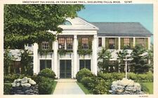 Shelburne Falls, MA, Sweetheart Tea House, 1939 Linen Vintage Postcard a7438 picture