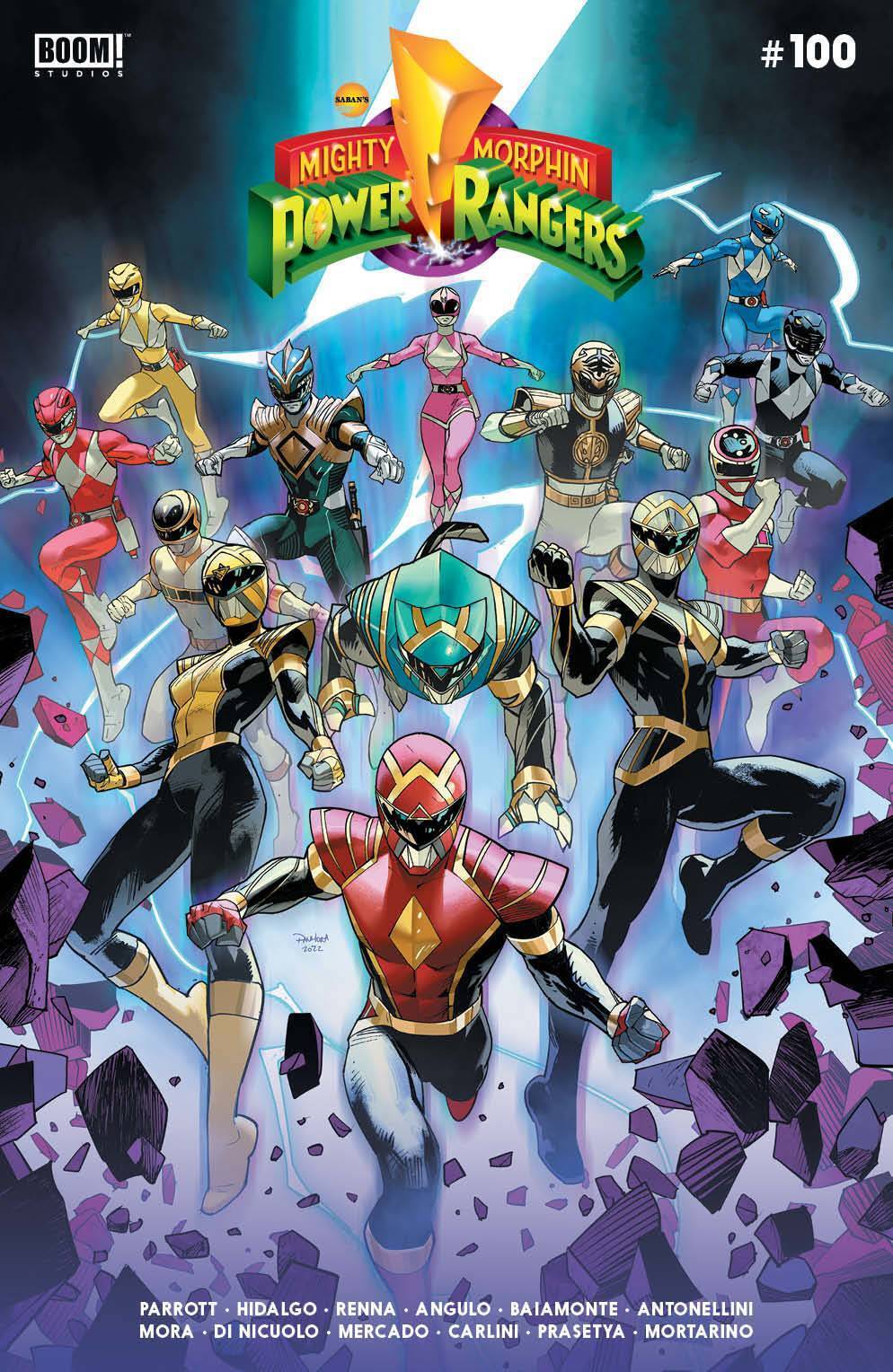 Mighty Morphin Power Rangers #100 Released 9/28 (Variants available) BOOM