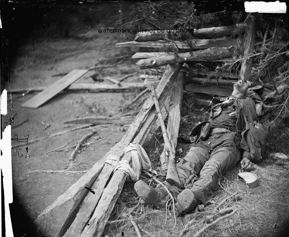 Body of a Confederate Soldier Near Mrs. Alsop\'s House 8\