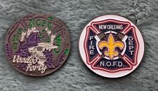 New Orleans Fire Dept Engine 40 Voodoo Forty Challenge Coin NOFD picture