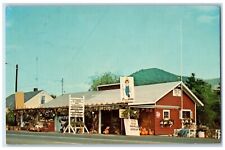 1975 Farmer Hodge's Roadside Stand Maple Syrup Fairlee Vermont VT Postcard picture