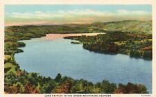 Postcard VT Green Mountains Vermont Lake Fairlee 1935 Linen Vintage PC H7785 picture
