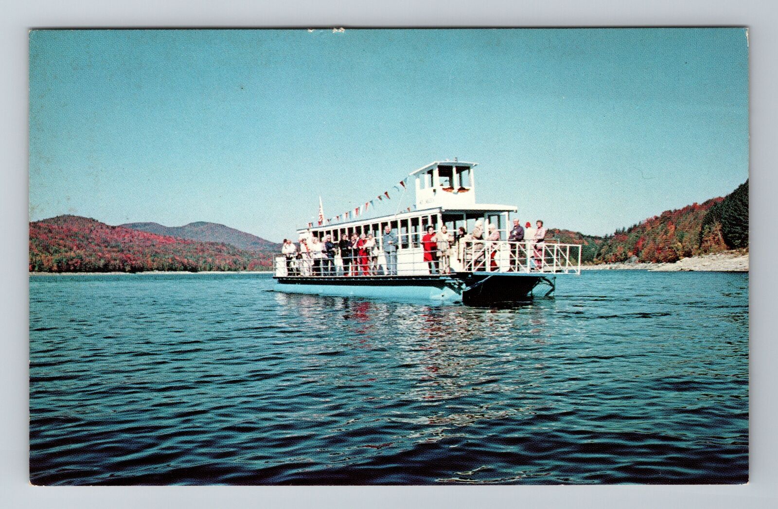 Wilmington VT-Vermont, Sailing on Lake Whitingham, Antique, Vintage Postcard