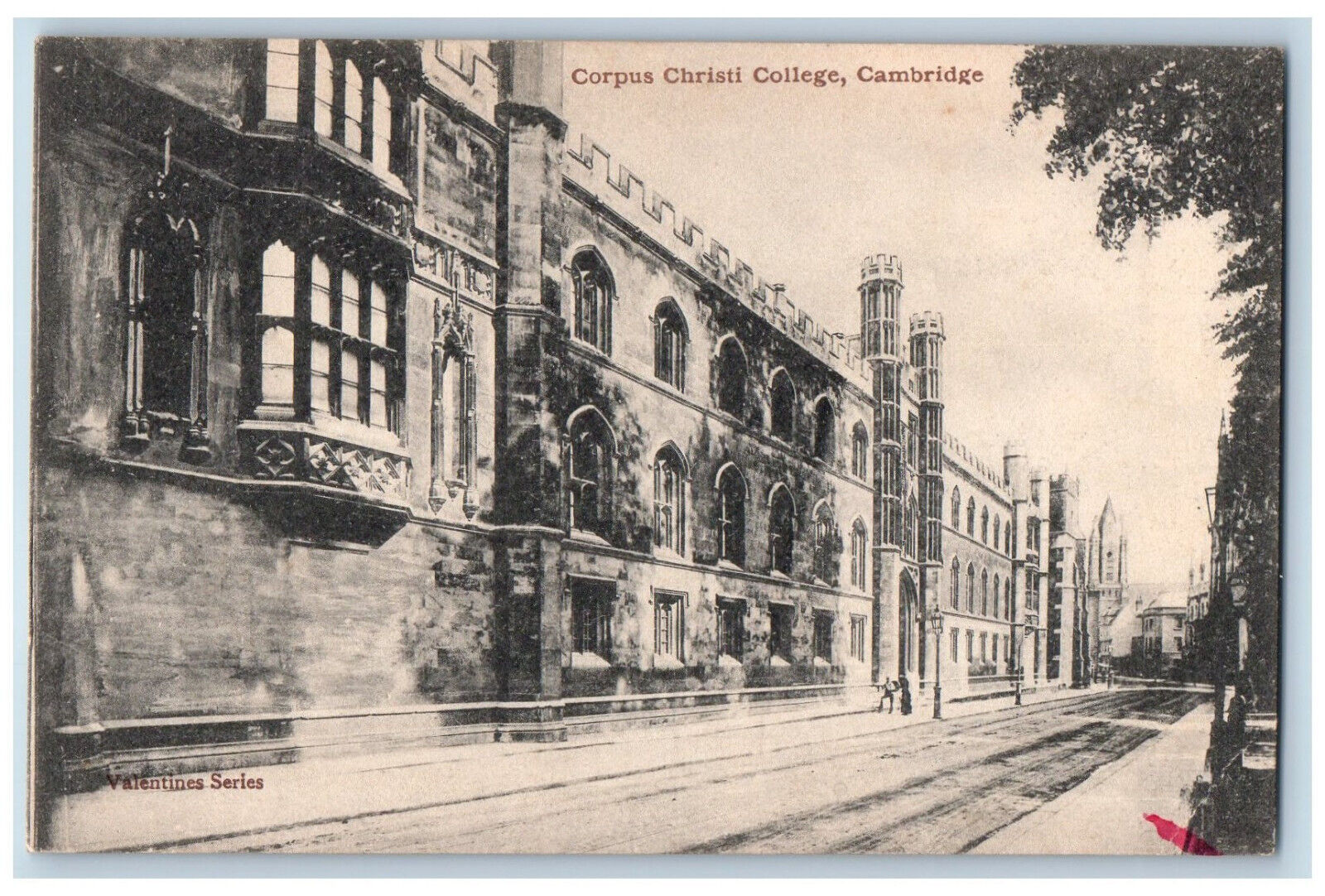 Cambridge Cambridgeshire England Postcard Corpus Christi College c1910