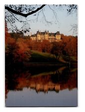 West View of Biltmore House in the Fall Vintage Chrome Postcard picture
