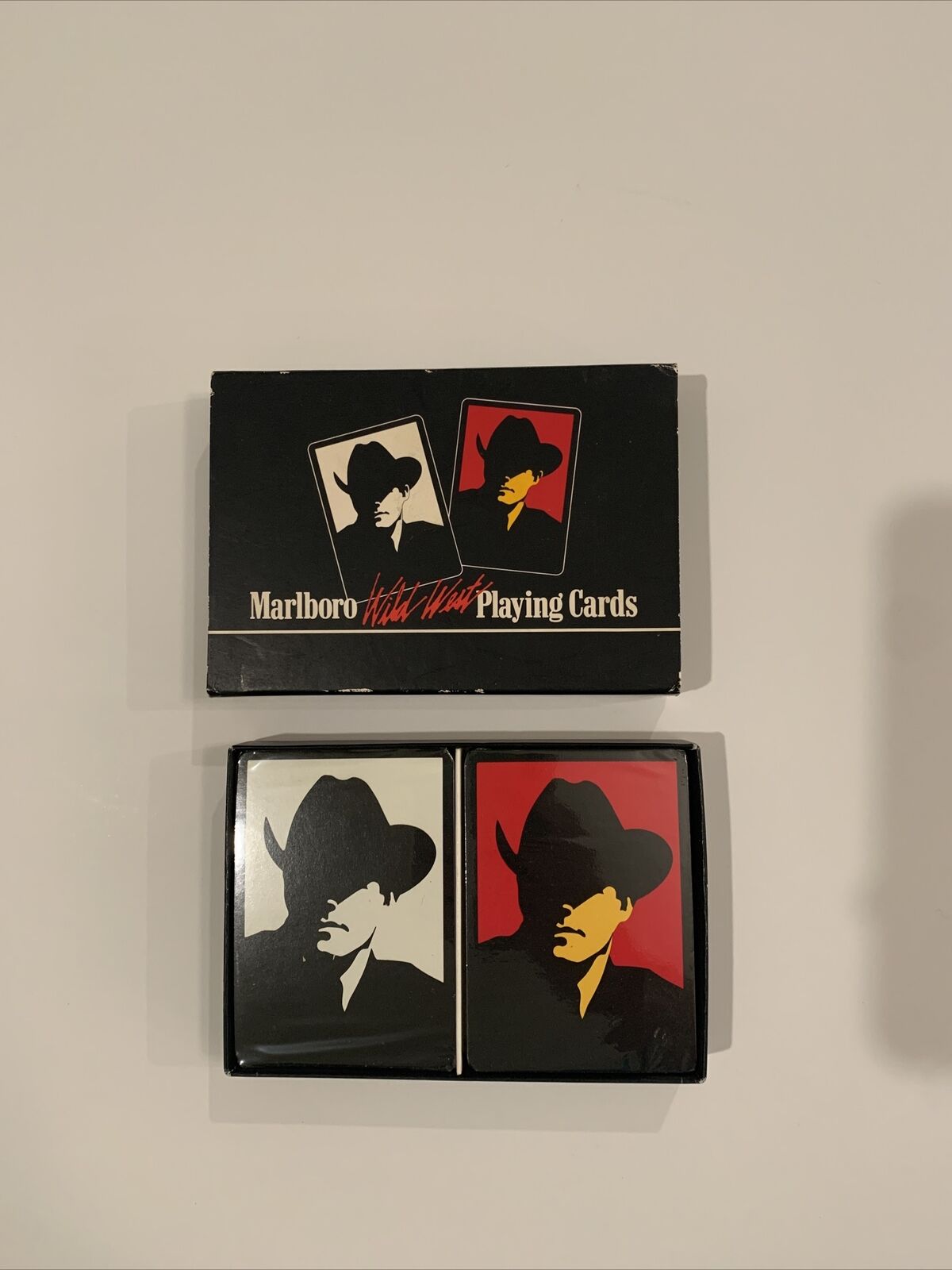 Marlboro Wild West Playing Cards 2 Decks Sealed Vintage 1991 New Philip Morris
