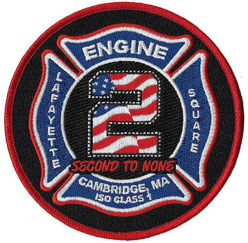 Cambridge, MA Engine 2 Lafayette Square NEW Fire Patch