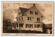 1940 Exterior View Forest Glen Building Jeffersonville New York Antique Postcard picture