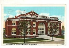 Greensboro NC Greensboro College Odell Memorial  Vintage Postcard picture
