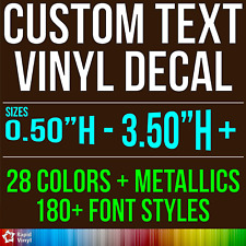 Custom Vinyl Lettering Decal Personalized Sticker Window Business Text Name Car picture