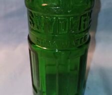 SNYDER'S Soda Water Bottle Green Greensboro, N.C. picture