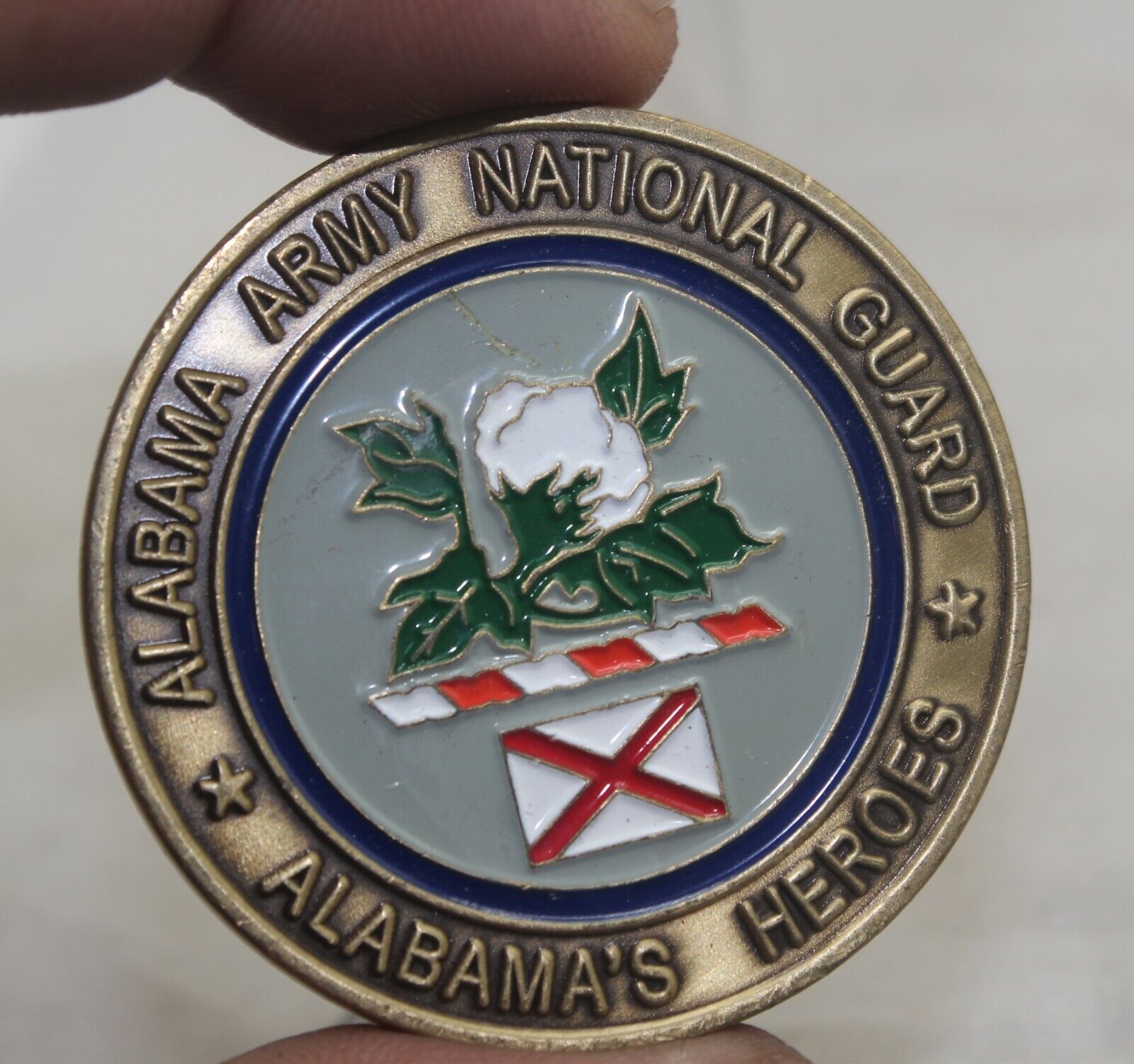 Alabama Army National Guard Alabama\'s Heroes Challenge Coin