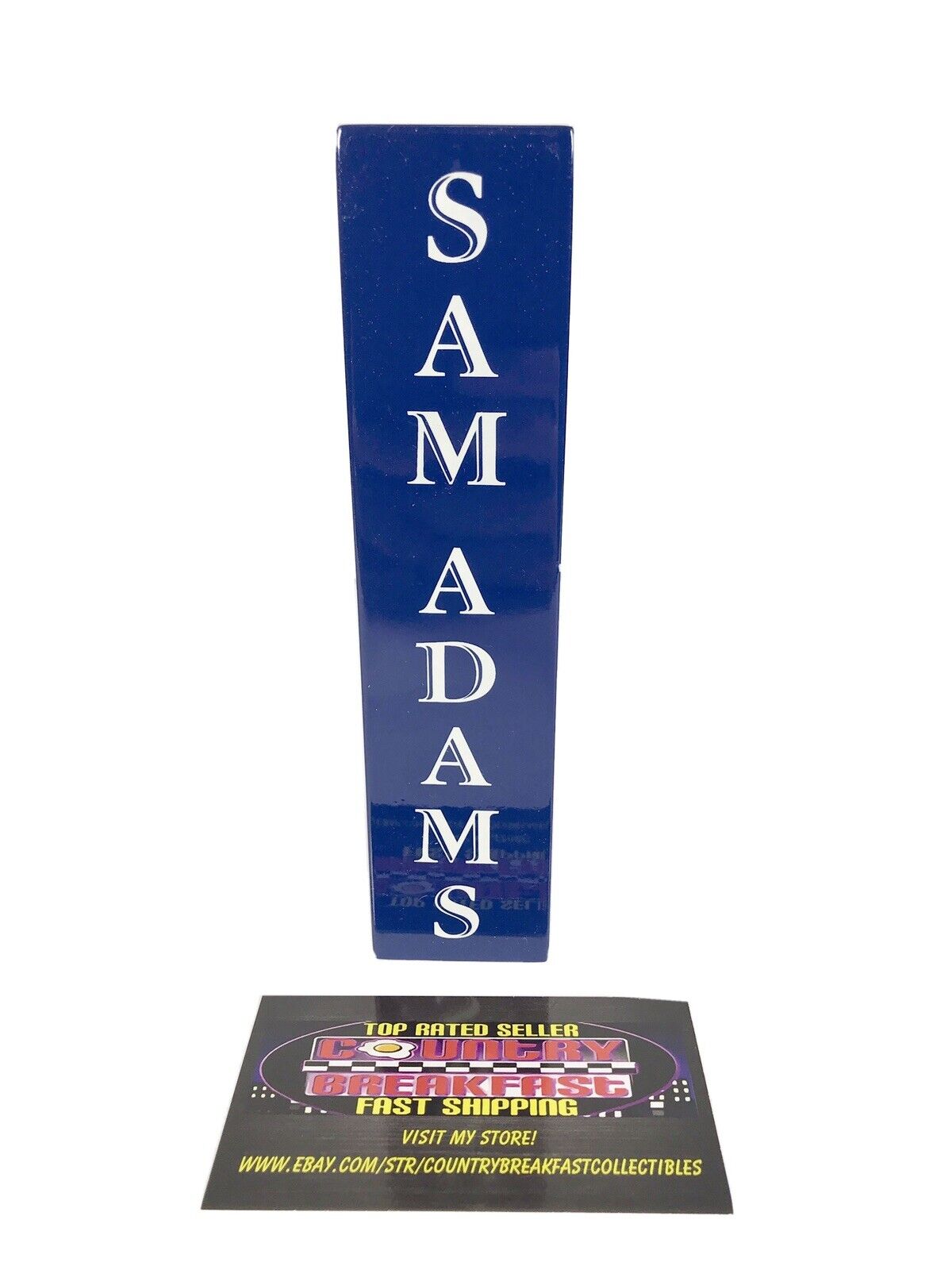 Samuel Sam Adams Logo Beer Tap Handle 6.5” Tall - Excellent Condition
