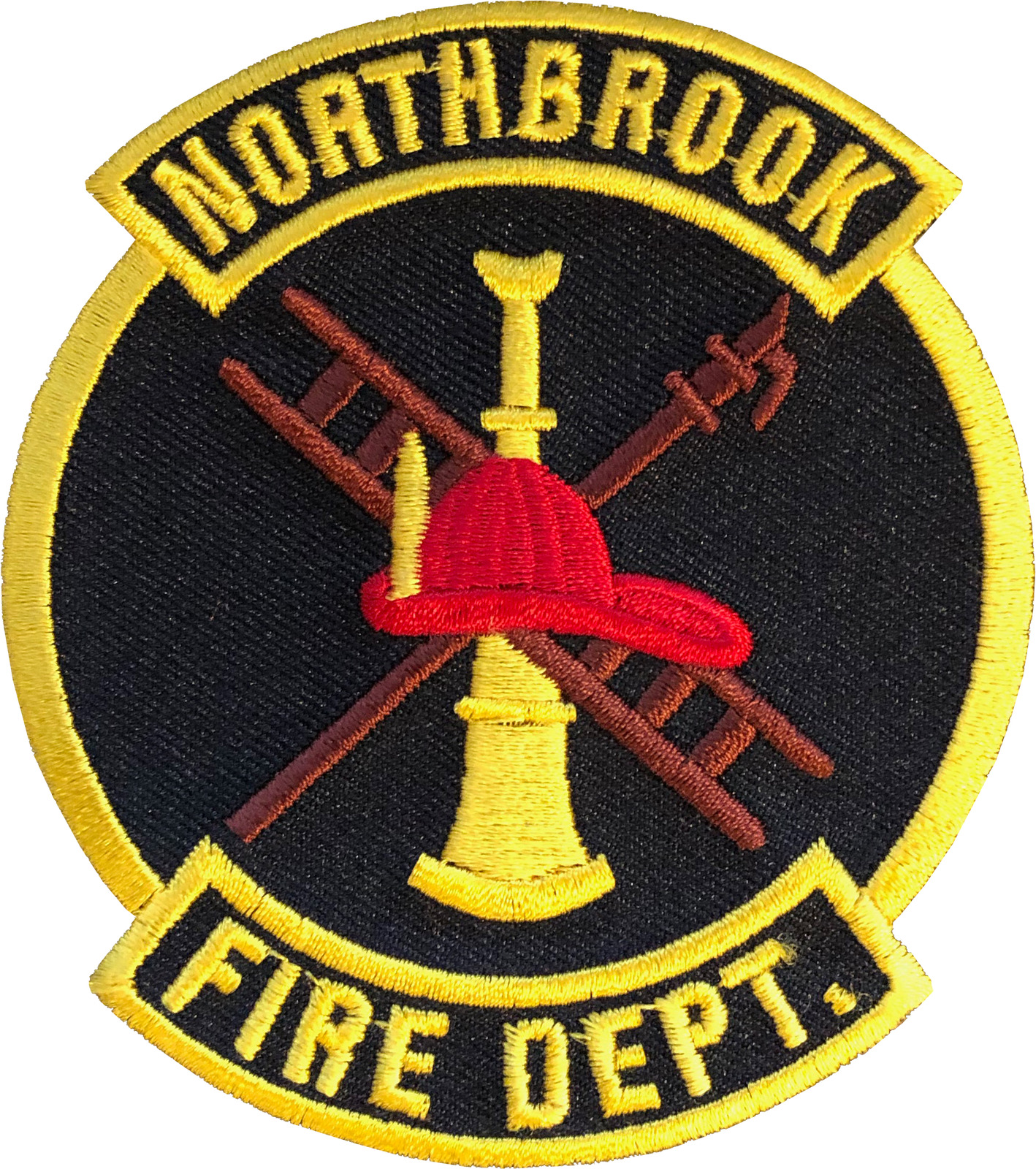 NORTHBROOK FIRE DEPARTMENT SHOULDER PATCH: Left Sleeve