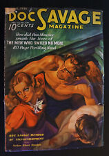 Doc Savage Pulp Magazine April 1936 The Men Who Smiled No More picture