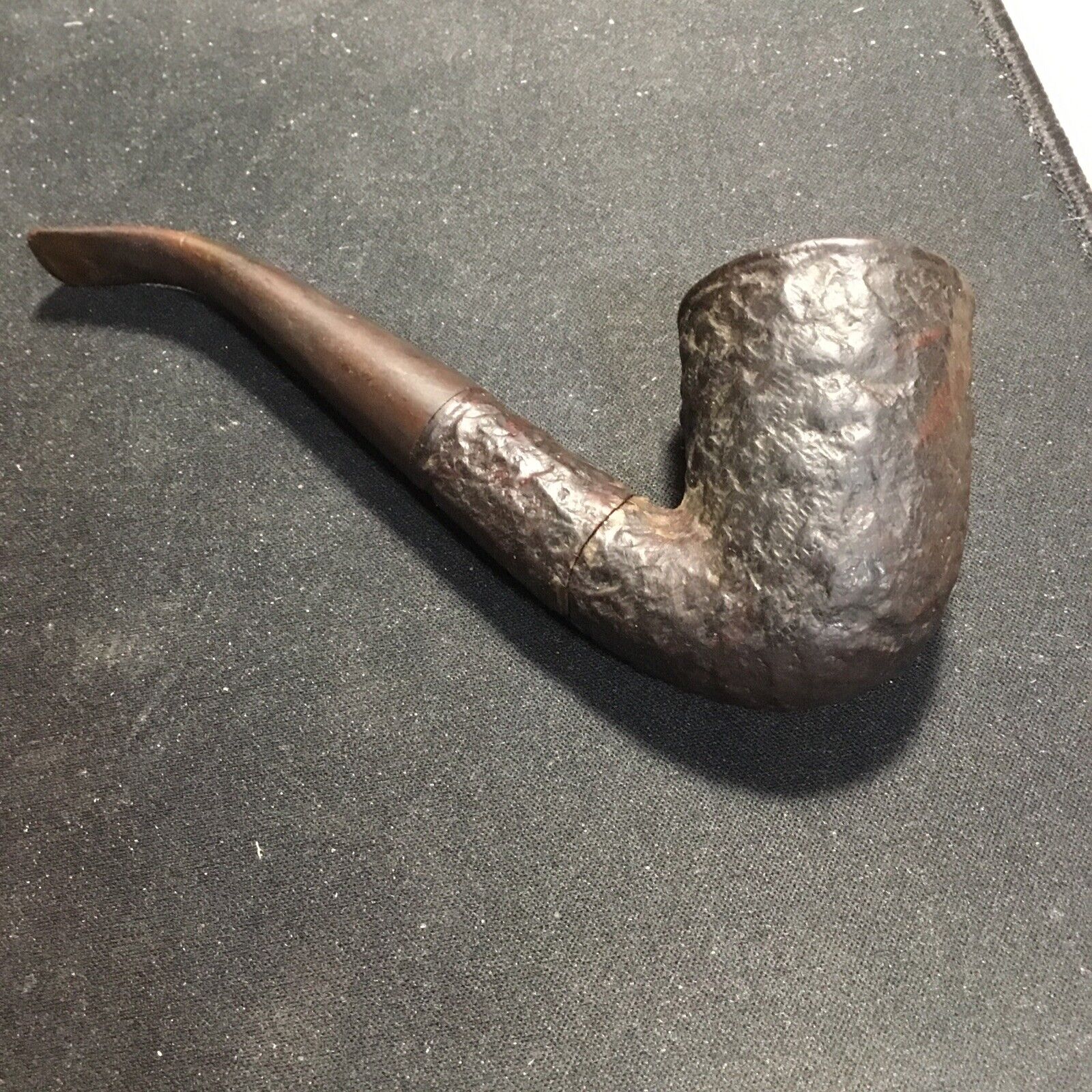 Brigham  tobacco pipe Made In Canada Curved Stem Lg Bowl