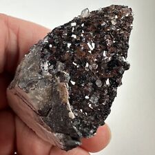 Calcite Goethite Quartz Crystal Wheatley Quarry Frome Somerset UK Mineral picture