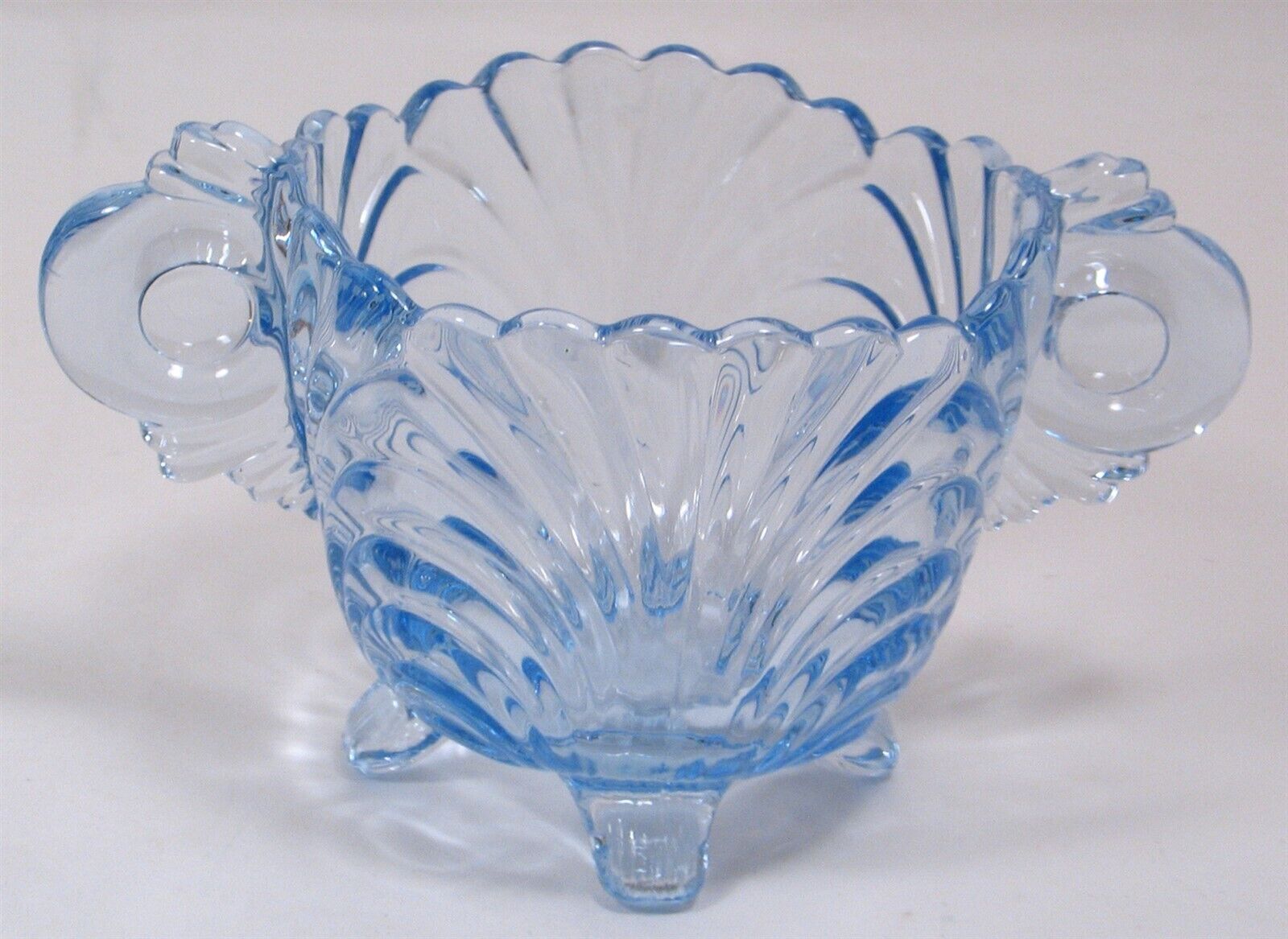 Cambridge CAPRICE Moonlight Blue FOOTED SUGAR BOWL, excellent