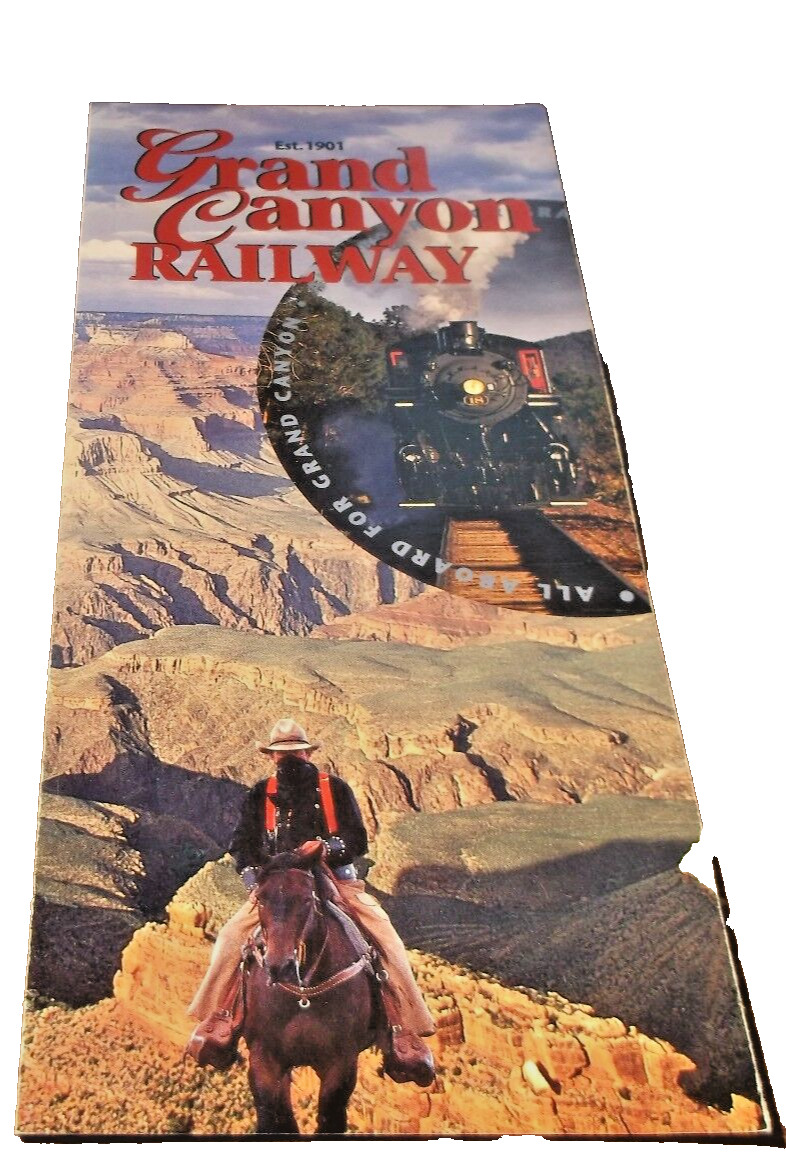 GRAND CANYON RAILWAY UNDATED TIMETABLE AND BROCHURE 