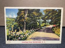Greetings From Richford New York Postcard￼ picture