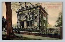 Middletown CT, Delta Kappa Epsilon House, Wesleyan University, Vintage Postcard picture