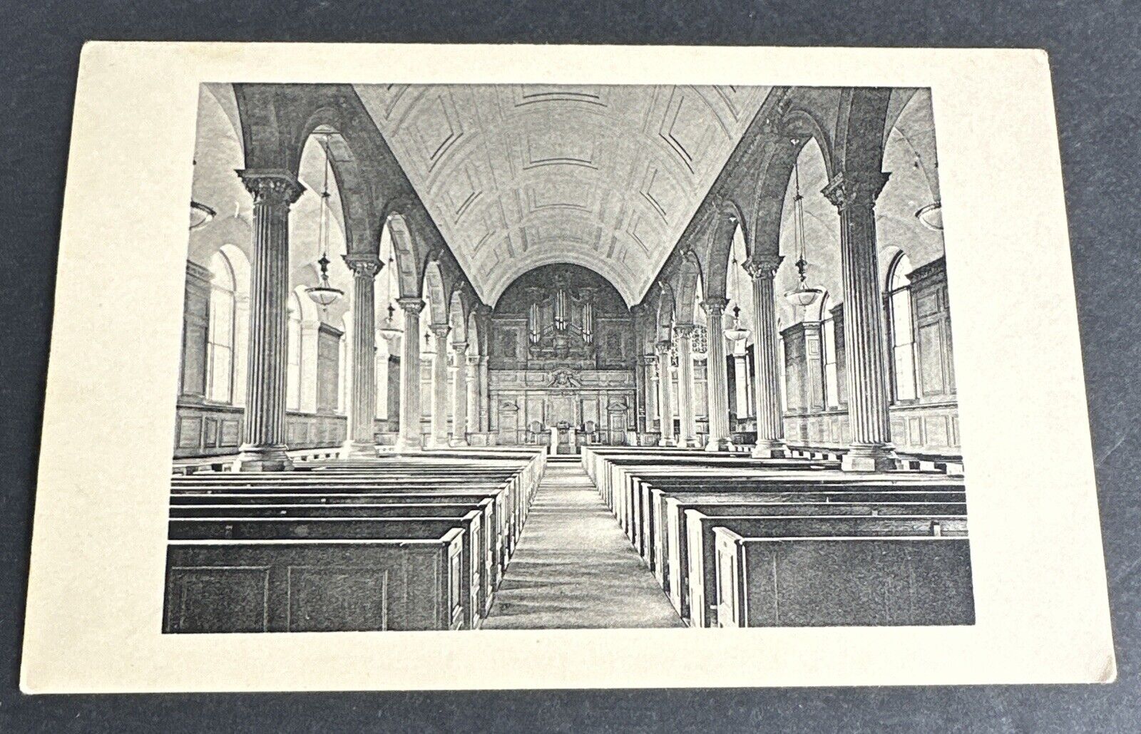 Postcard:  Cochran Chapel (1932) Phillips Academy Andover Massachusetts