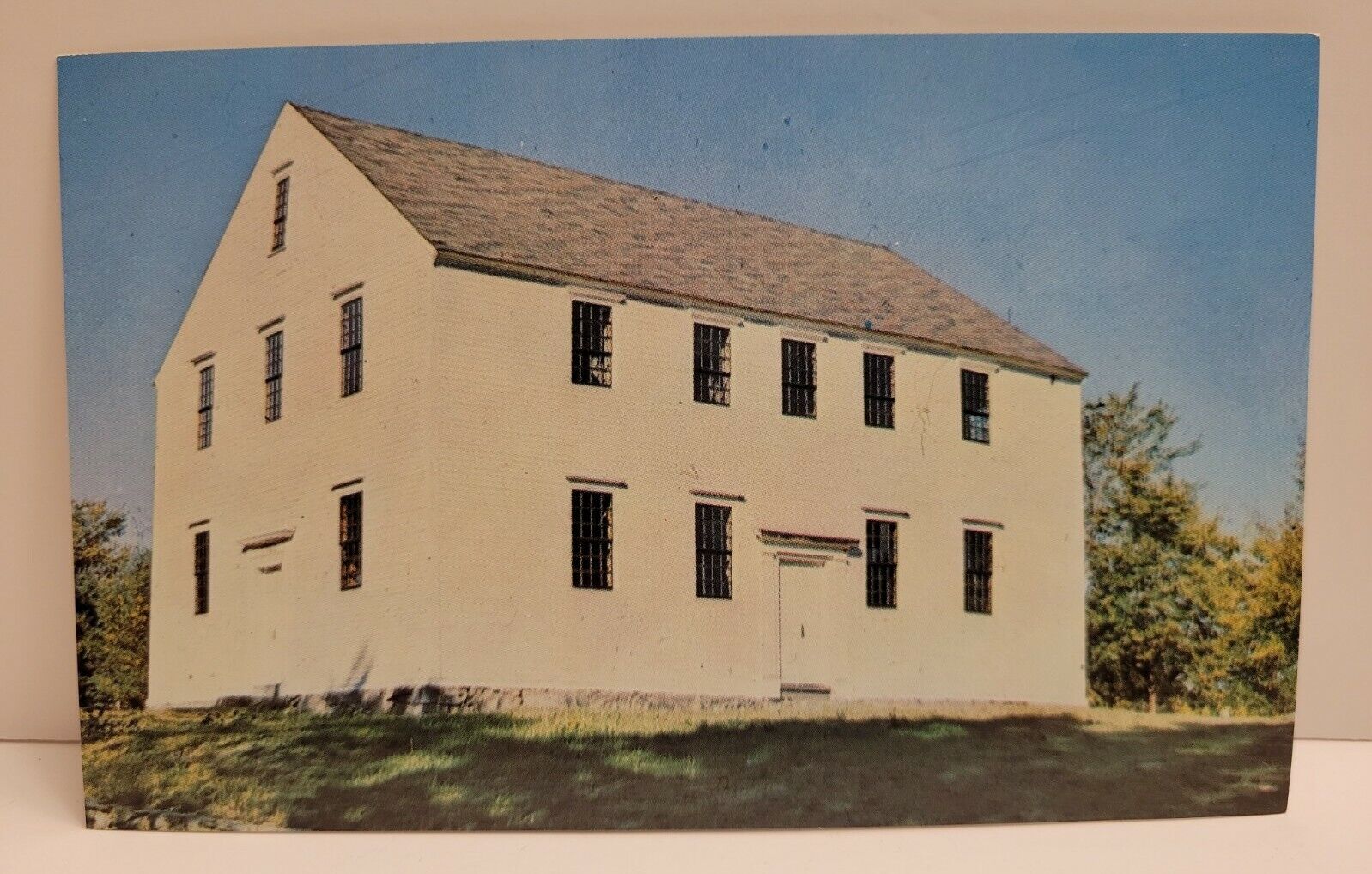 Vintage Postcard The Old Meeting House Unposted Danville NH 