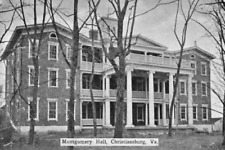 Montgomery Hall Christiansburg Virginia VA Reprint Postcard picture