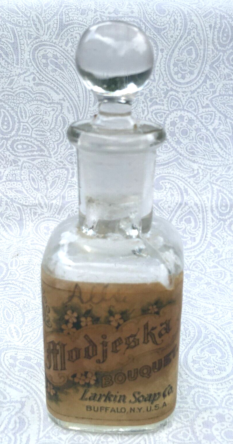 Vintage Perfume Bottle Larkin Soap Co.  Buffalo NY Modjeska Bouquet