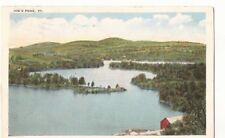  West Danville Vermont Joes Pond c.1930 Postcard Vintage  VT 2 picture