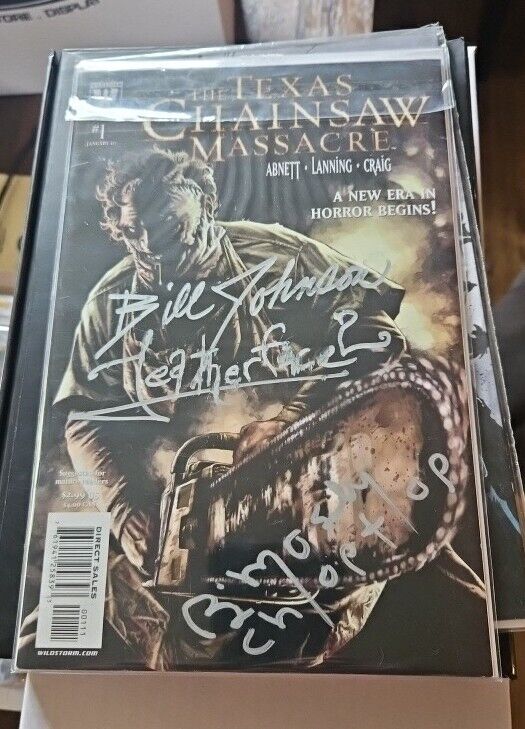 The Texas Chainsaw Massacre #1 Signed By Bill Johnson & Bill Moseley