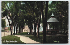 Waterbury CT-Connecticut, City Park, Gazebo, Antique Vintage Post Card picture