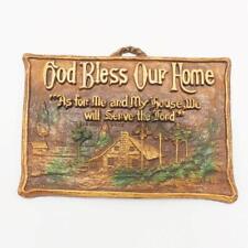 God Bless Our Home Joshua 24:15 Wall Hanging Howe Caverns New York Souvenir picture