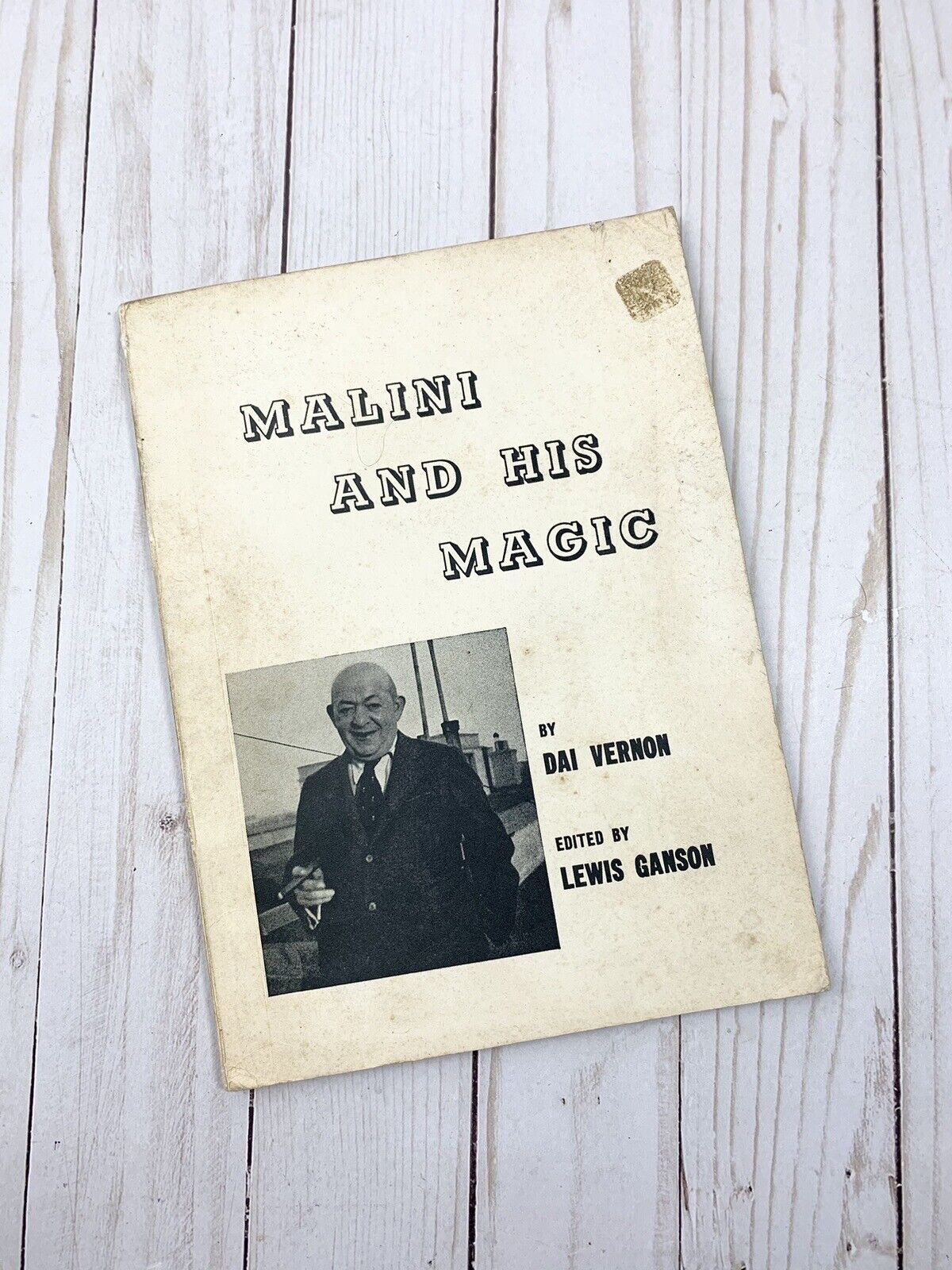 Malini And His Magic By Dai Vernon Paperback Magic Book