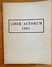 vtg 1963 Boston Latin School YEARBOOK Liber Actorum high MA roxbury retro book picture