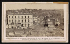 Old 4X6 Photo, 1860's Ruins in Richmond VA. Custom House is on the left. 755523 picture