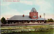 CPR Train Station Regina SK Sask Depot Unused GB Salmond Postcard G44 picture