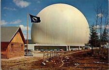 Earth Station Andover Maine ME Bells Systems Ground Station Postcard UNP VTG picture