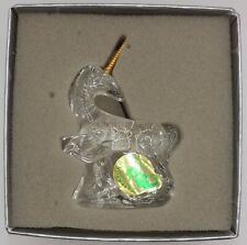 WATERFORD CRYSTAL GOLDEN HORN UNICORN FIGURINE picture