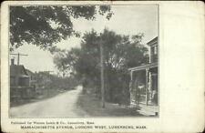 Lunenburg MA Massachusetts Ave 1912 Used Postcard picture