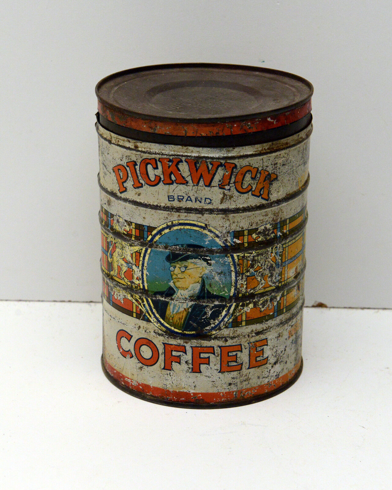 Vintage Coffee Tin Pickwick Coffee 