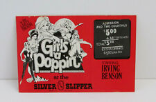 VINTAGE 1972 Girls a' Poppin Burlesque Irving Benson Silver Slipper Postcard picture