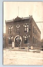 RPPC Real Photo Postcard Illinois Belvidere YMCA street view C R Childs Photo picture